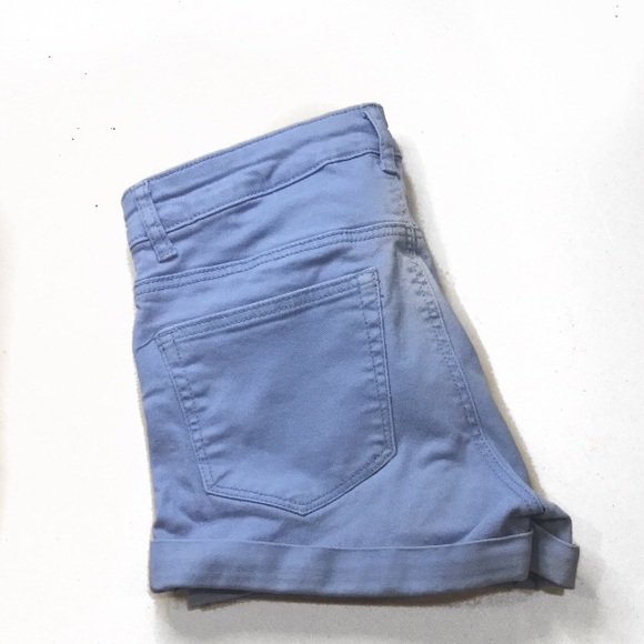 Blue Denim Shorts - Picture 3 of 4